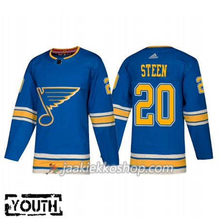 Lapsille NHL St. Louis Blues Pelipaita Alexander Steen 20 Adidas Alternate 2018-19 Authentic
